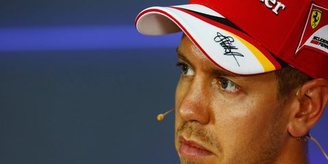 Sebastian Vettel crashed out in his previous race and has just six races to make up 28 points on F1 championship leader Lewis Hamilton.