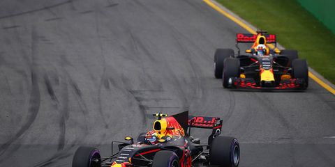 Daniel Ricciardo and Max Verstappen both made it to the final qualifying session Saturday.