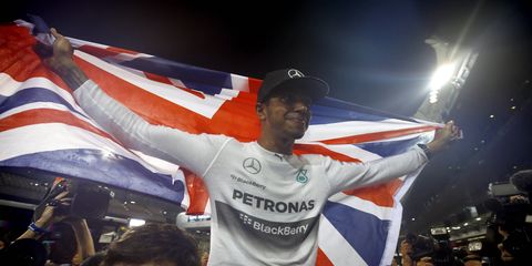 Lewis Hamilton came under fire by a British soccer player after the F1 champ won an award from the BBC.