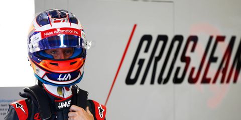 Romain Grosjean started 16th and finished 13th in Azerbaijan.