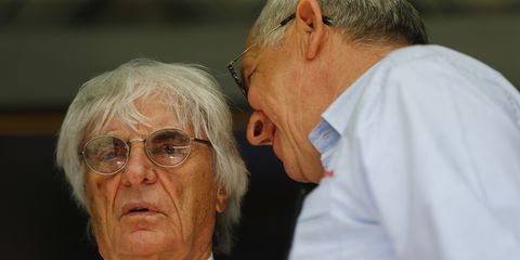 Bernie Ecclestone admitted last week that some F1 leaders are "plotting" against him.