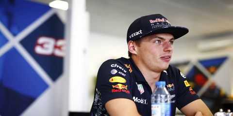Max Verstappen faced the media earlier in the week but may receive a fine for not talking after the race.