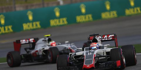 Romain Grosjean and Esteban Gutierrez finished 18th and 14th at the Chinese Grand Prix.