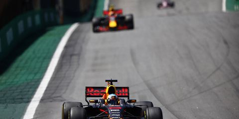 Daniel Ricciardo and Max Verstappen qualified fourth and sixth respectively Saturday.
