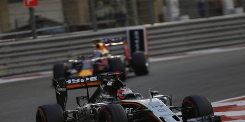 Nico Hulkenberg, shown driving in 2015, is not in favor of closed cockpits in F1.