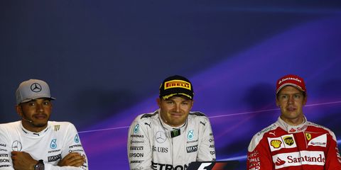 Nico Rosberg thinks Mercedes will seek a Lewis Hamilton and Sebastian Vettel pairing next season.