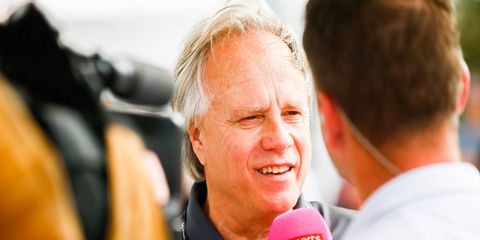 Haas F1 team owner Gene Haas is two years into his five-year plan to bring home a Formula 1 victory.