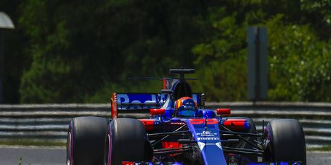 Toro Rosso was among teams at last week's Hungarian GP test.