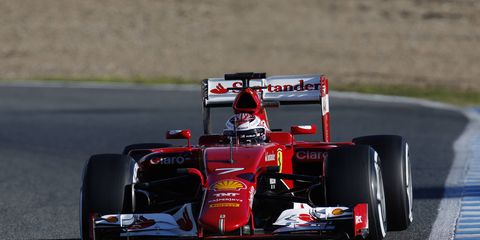 Kimi Raikkonen ran 106 laps on Wednesday in Jerez.