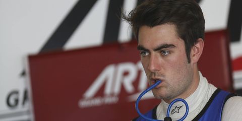 Jack Harvey has won at Indy in the Indy Lights series.