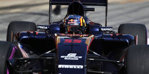 Carlos Sainz says Franz Tost's podium goal is not possible.