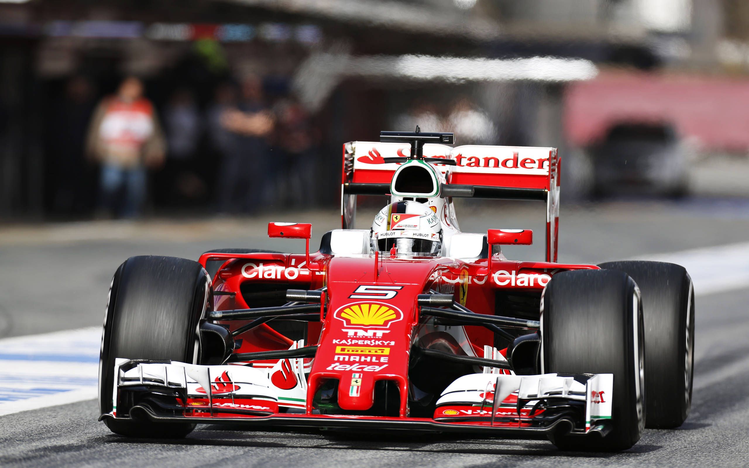 F1 results Ferrari, Sebastian Vettel lead pack at first day of test in Spain