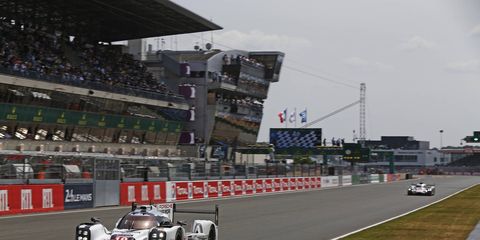 The Porsche 919 Hybrid, driven by Nico Hulkenberg, Nick Tandy and Earl Bamber, won the overall championship at the Le Mans 24 Hours.