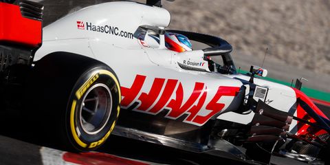 Romain Grosjean is in his third year racing for the U.S.-based Haas F1 Team.