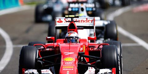 Kimi Raikkonen is fifth in the Formula One standings, trailing fourth-place Valtteri Bottas of Williams by one point.