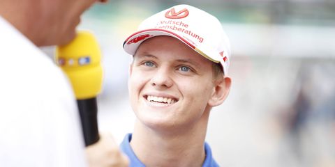 Young Mick Schumacher hopes to follow his father, the legendary Michael Schumacher, into the Formula 1 history books.