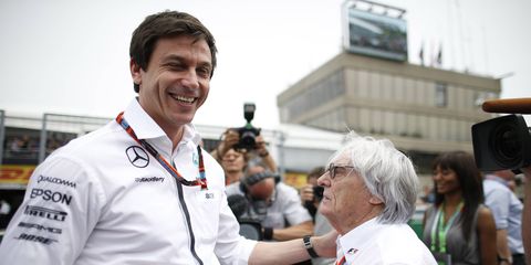 Toto Wolff and Bernie Ecclestone have struggled to understand why the German Grand Prix hasn't been successful.