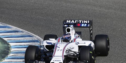 Williams unveiled its 2015 car, the FW37, in Jerez on Sunday.