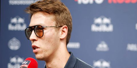 Daniil Kvyat, 22, was demoted from Red Bull Racing to Toro Rosso earlier this season.