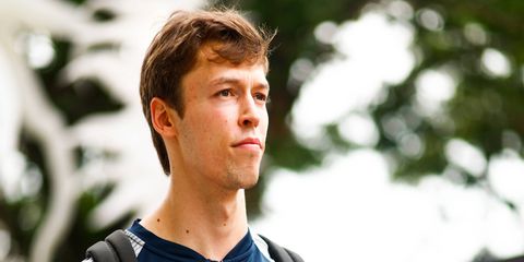Daniil Kvyat, 23, is looking for a full-time gig for 2018 after losing his ride at the Toro Rosso F1 team.