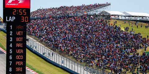 Formula 1 will return to Austin, Texas in 2019 on Nov. 3.