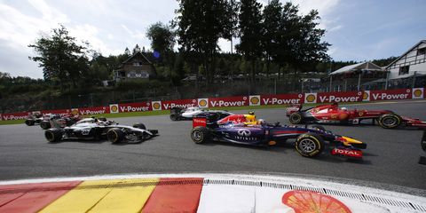 Daniel Ricciardo won the Belgian Grand Prix on Sunday.
