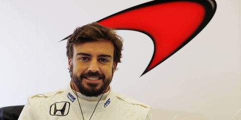 Fernando Alonso is driving for McLaren-Honda in 2015.