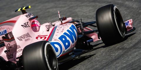 Esteban Ocon's No. 31 was not prominent enough on the car to suit F1 officials this past weekend in Barcelona.
