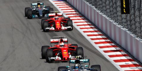 The F1 race in Sochi resembled a parade on Sunday as the race featured virtually no passing.