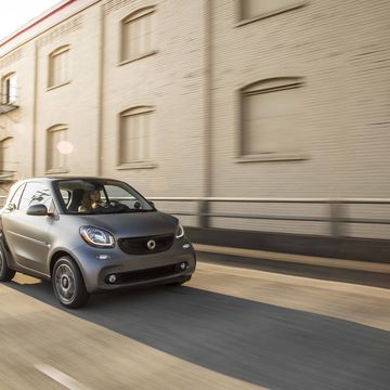 The redesigned Smart ForTwo minicar.