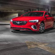 The 2018 Buick Regal GS gets a 310-hp, 282-lb-ft version of the company's 3.6-liter V6.
