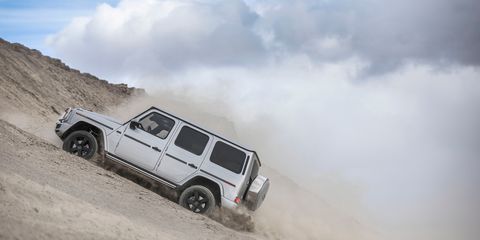 The 2019 Mercedes-Benz G550 comes with a 4.0-liter, twin-turbocharged V8 making 416 hp.