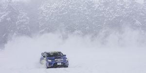Getting AWD drifty in Subaru WRX STI's at the Subaru Winter Experience