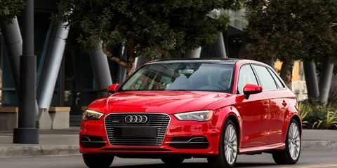 Audi describes the A3 e-tron as, "The first step toward an electric future."