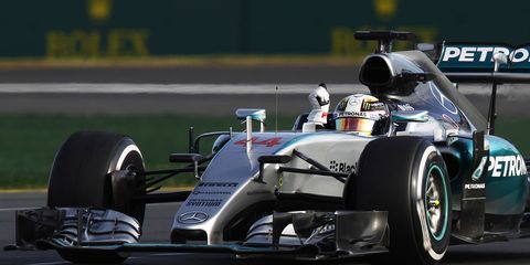 Lewis Hamilton won the Formula One season opener in Australia.