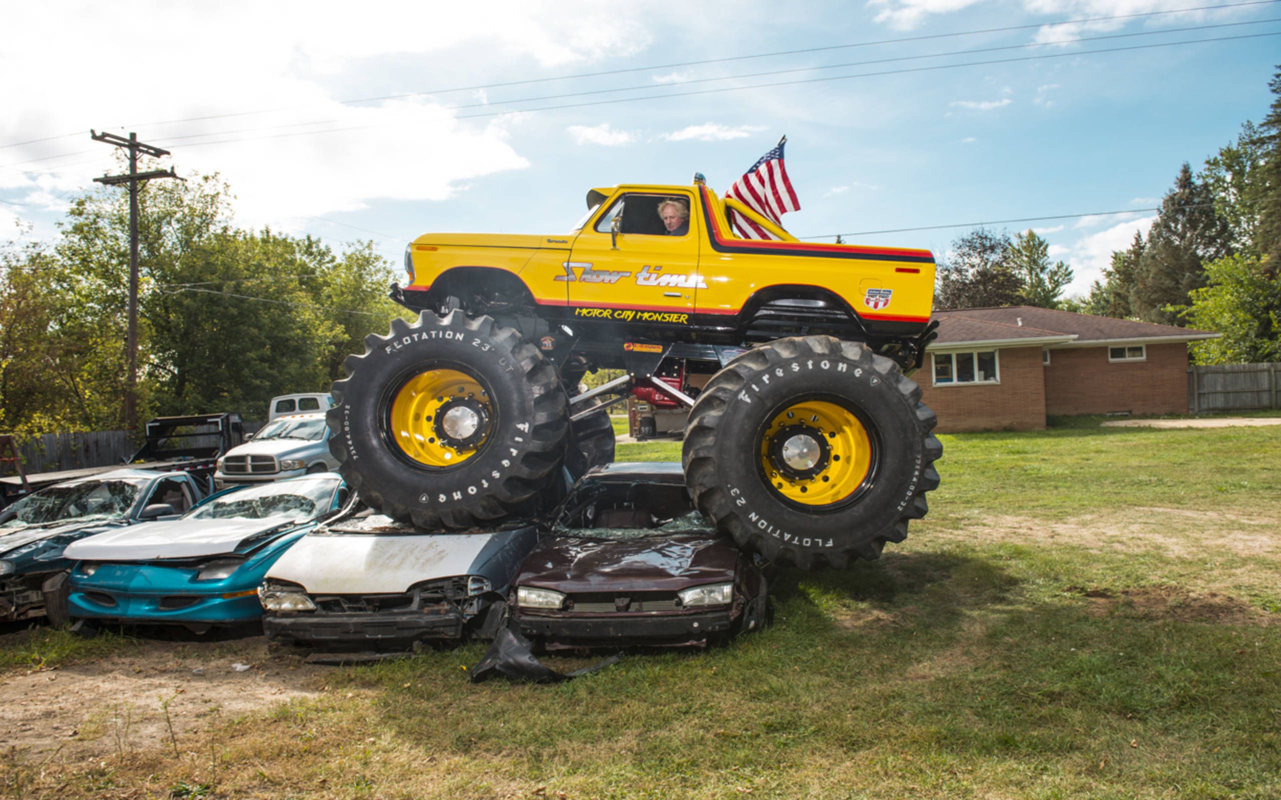 Showtime monster truck: Michigan man re-creates one of the coolest