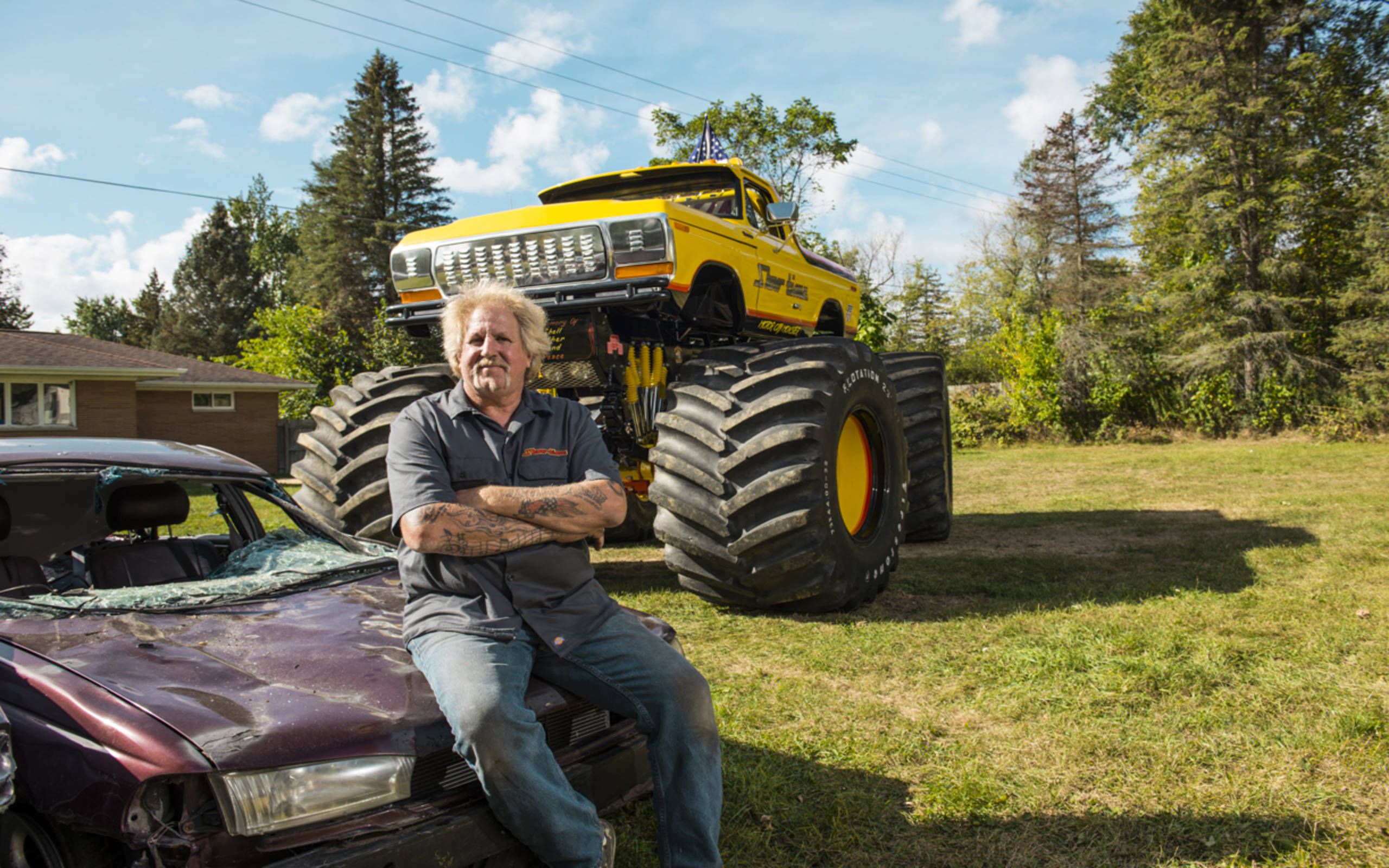 Showtime monster truck: Michigan man re-creates one of the coolest