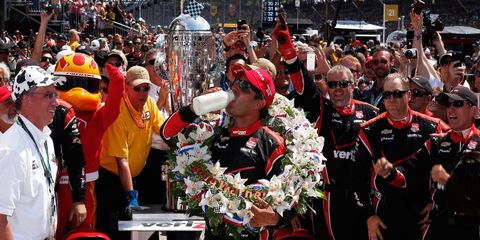 Juan Montoya, Chevy win the Indy 500 for Team Penske