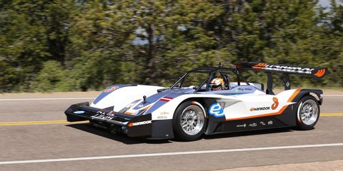 Rhys Millen set the quickest time of the 2015 Pikes Peak International Hill Climb, reaching the summit in 9:07.222. In the process, he broke the all-time Pikes Peak EV record by nearly a second.