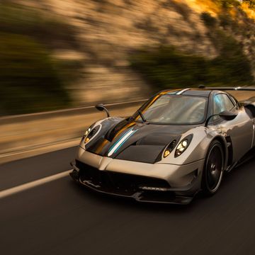 With an estimated 800 hp from an 6.0-liter turbocharged V12 and a curb weight of just 2,685 lbs, the Pagani Huayra BC is an even more intense take on an extreme hypercar.