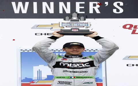 Chevy and Sebastien Bourdais owned the day on Belle Isle with Sunday's Verizon IndyCar Series win.