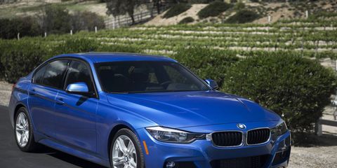 The 328d Sedan will feature BMW’s 2.0-liter TwinPower diesel 4-cylinder engine. (The 2014 model is shown because it is visually identical to the 2015 model.)