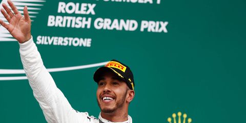 Lewis Hamilton rolled to his fifth win of the season on Sunday at Silverstone