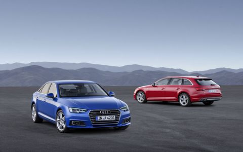 The next Audi A4 luxury sedan is expected to go on sale in the U.S. in mid-2016