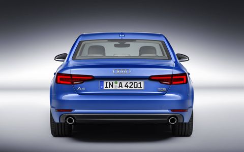 The next Audi A4 luxury sedan is expected to go on sale in the U.S. in mid-2016