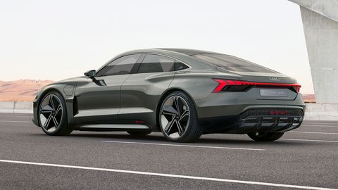 Audi used the LA auto show to unveil the e-tron GT concept, due to enter production in late 2020.