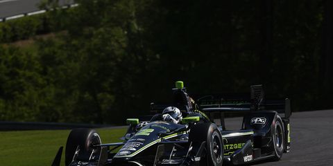 Josef Newgarden inherited the lead with 14 laps to go Sunday.
