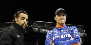 IndyCar notables Scott Dixon and Dario Franchitti were robbed at gunpoint on Sunday night in Indianapolis.