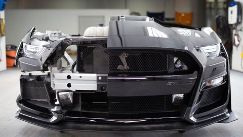The 2020 Ford Mustang Shelby GT500 got a bunch of wind tunnel time during development.
