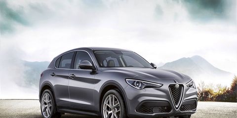 The Stelvio is going on sale in Europe right now, which gets all the nice things first.